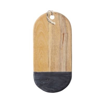 Masterclass Mango Wood and Marble Serving Board