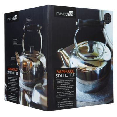 MasterClass Farmhouse Style 2L Stainless Steel Stovetop Kettle image(2)