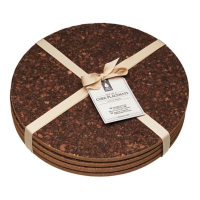 Natural Elements Cork Place Mat & Coaster Set