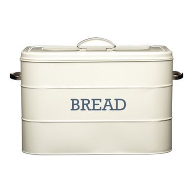 Living Nostalgia Bread Bin, Antique Cream Lakeland