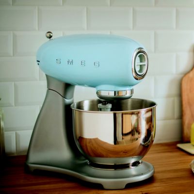 Smeg Classic Retro 4.8L Stand Mixer - Blue SMF01PBUK image(2)