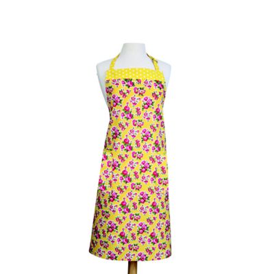 Vintage Lemon Ditsy Floral Apron image()
