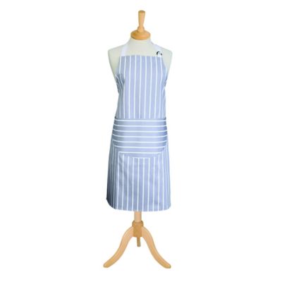 Dove Grey Classic Butchers Stripe Apron image()