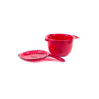 Microwave Cookware Stain Proof - Red Lidded Saucepan 0.9L alt image 5