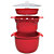 Microwave Cookware Stain Proof - Red Multi Steamer 2.1L