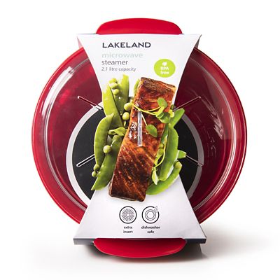 Microwave Cookware Stain Proof - Red Multi Steamer 2.1L alt image 6