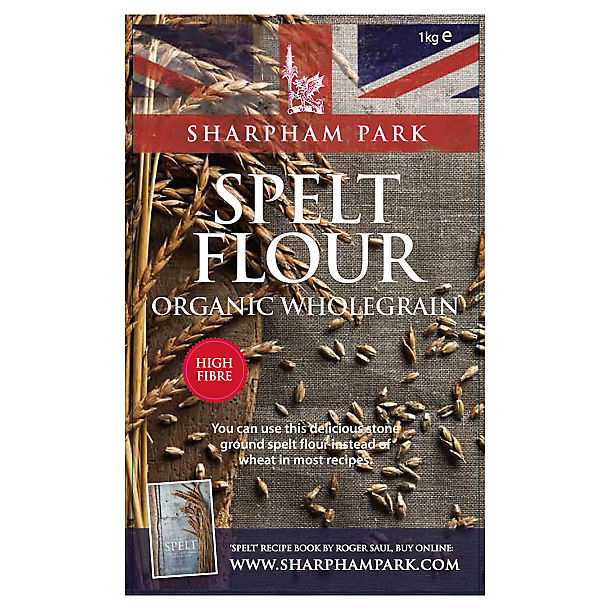 Sharpham Park Organic Wholegrain Spelt Flour image()
