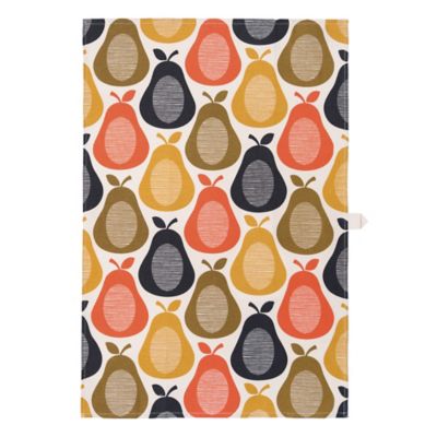 orla kiely tea pear towel print towels kitchen pears textiles share decoratie koken