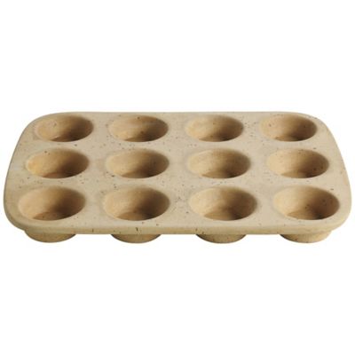 NEW PAMPERED CHEF STONEWARE MUFFIN PAN 1465