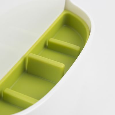 ILO Revolving Knife Block & Utensil Store White/Green alt image 7