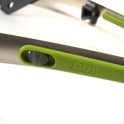 PREPR Green & Grey Super-Grip Silicone Tongs image(5)