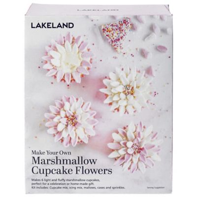 Lakeland Marshmallow Cupcake Flowers Kit For 6 Cupcakes Lakeland