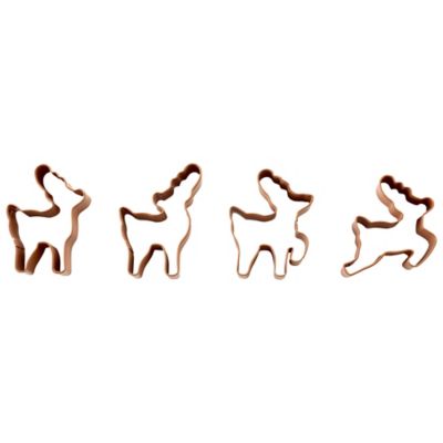 Wilton 4 Reindeer Cookie Cutters image(1)