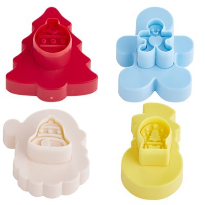 4 Double Sided Christmas Cutters - (Image 3)