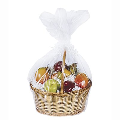 Clear Christmas Hamper Basket Bag 60 x 63cm Lakeland