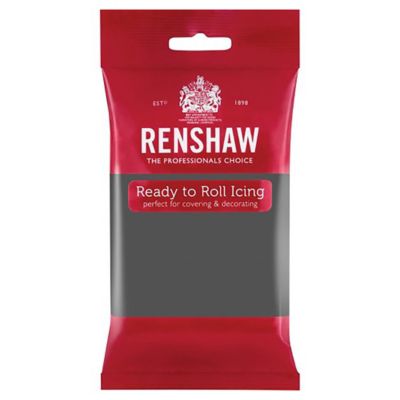 Renshaw Ready to Roll Coloured Icing - 250g Grey