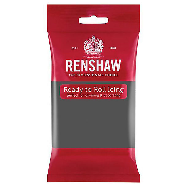 Renshaw Ready to Roll Coloured Icing - 250g Grey image(1)