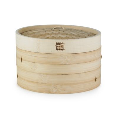 School of Wok 2-Tier Bamboo Steamer image(3)