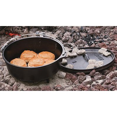 Lodge Cast Iron Camp Dutch Oven 27cm - (Image 3)