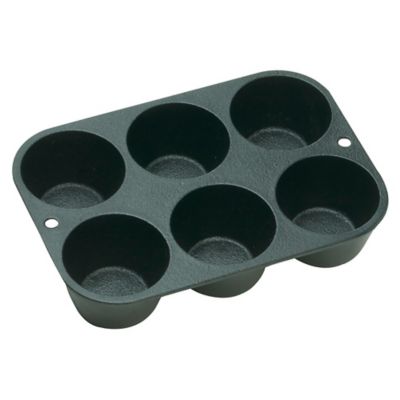 Lodge Cast Iron Cup Muffin Pan Tray Lakeland