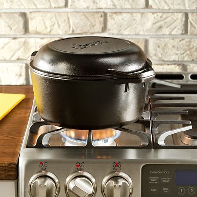 Lodge Cast Iron Double Dutch Oven 26cm image(4)