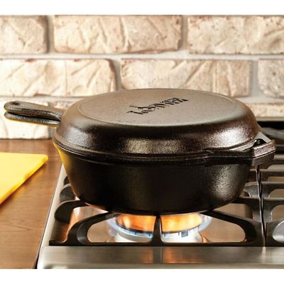 Lodge Cast Iron Combo Cooker 27cm image(5)