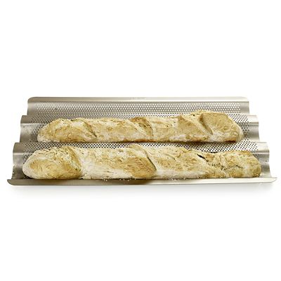 Perforated 3 Baguette Baking Tray image(2)