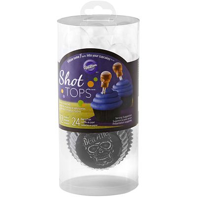 Wilton Halloween Skull Shot Toppers and Cupcake Cases image(3)