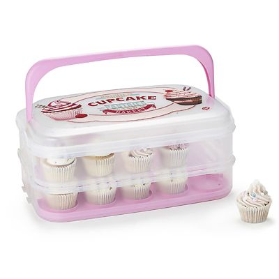 Two-Tier Traybake and Cupcake Carrier - Holds 28 Cupcakes image(3)