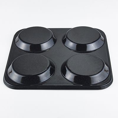 Lakeland Black Enamel 4 Hole Yorkshire Pudding Tin image(4)