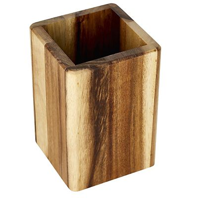 Utensil Holder - Acacia Wood  image(2)