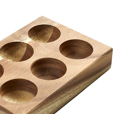 6-Egg Storage Tray - Acacia Wood image(3)