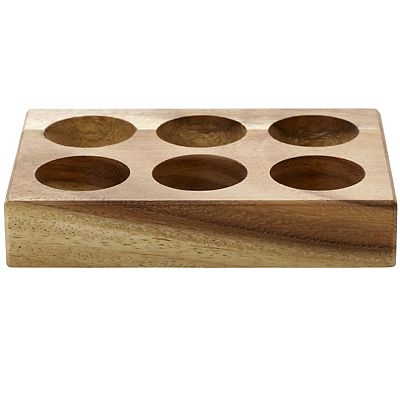6-Egg Storage Tray - Acacia Wood image(4)