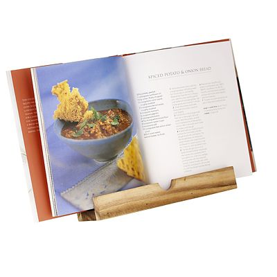 Folding Wooden Cookbook Stand - Acacia Wood image(1)