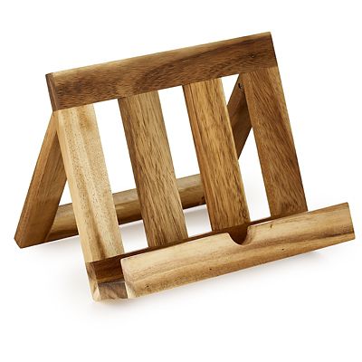 Folding Cookbook Stand, Acacia Wood Lakeland