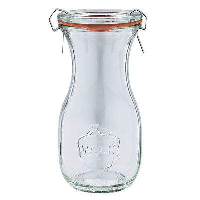 Weck Glass Carafe Bottle with Glass Lid and Rubber Seal 290ml image(1)