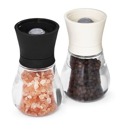 Salt House Classic Salt & Pepper Mills, Filled Lakeland