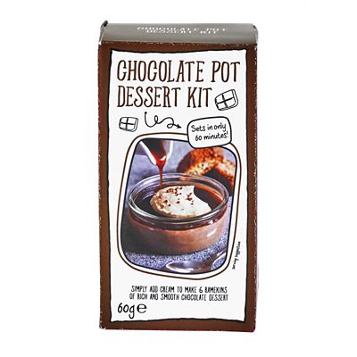 Lakeland Just Add Cream Chocolate Pot Dessert Mix 60g - (Image 1)