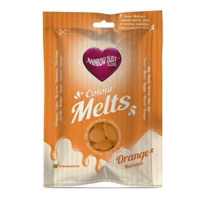 Rainbow Dust Colour Melts Orange 250g image(1)