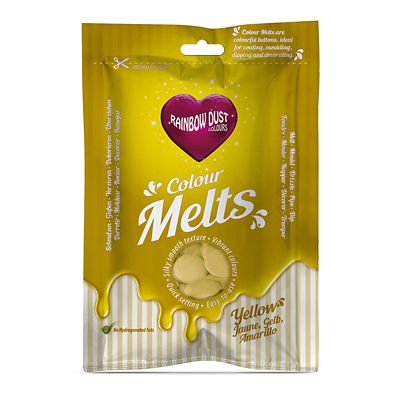 Rainbow Dust Colour Melts Yellow 250g image(1)