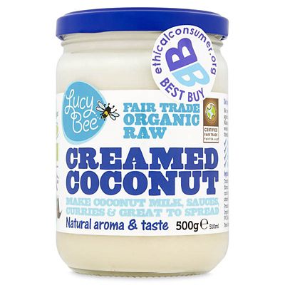 Lucy Bee Organic Fair Trade Creamed Coconut 500g image(3)