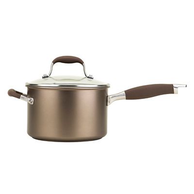 Anolon Advanced 20cm Glass-Lidded Saucepan Umber image(1)