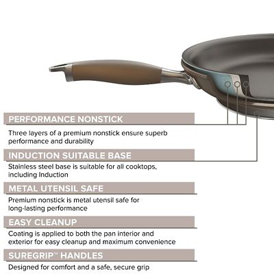 Anolon Advanced 20cm Glass-Lidded Saucepan Umber image(11)