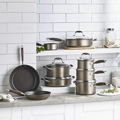 Anolon Advanced 20cm Glass-Lidded Saucepan Umber image(12)