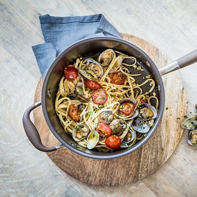 Anolon Advanced 20cm Glass-Lidded Saucepan Umber image(9)