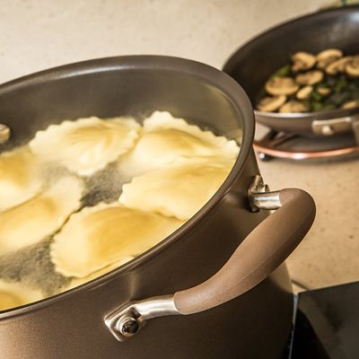 Anolon Advanced 24cm Glass-Lidded Stockpot Umber image(9)