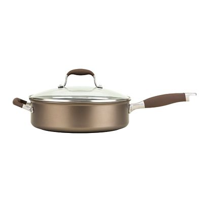 Anolon Advanced 28cm Glass-Lidded Covered Saute Pan Umber image(1)