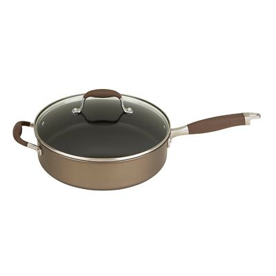Anolon Advanced 28cm Glass-Lidded Covered Saute Pan Umber image(12)