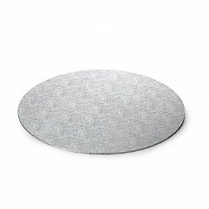 Extra Strong 30cm Silver Cake Board - Round
