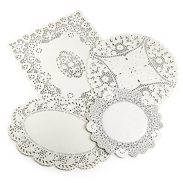 Lakeland 80 Assorted Paper Doilies - 4 designs image(1)
